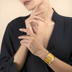 Perroquet Bracelet, Silver finish, Sun / Navy Blue image number 3